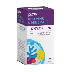 סידן ציטראט +ויטמין D-400 אלטמן 120 קפליות
