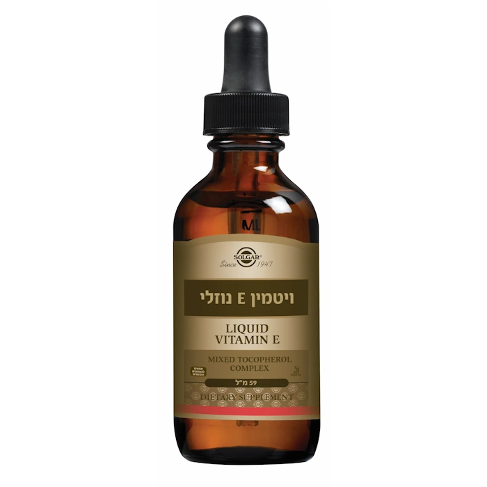 ויטמין E טבעי נוזלי Liquid Vitamin E סולגאר